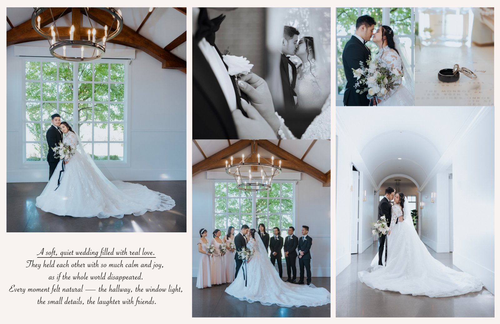 Indoor wedding photo 2